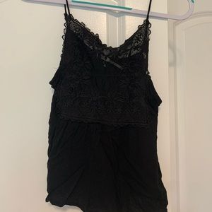 Urban outfitters black babydoll tank